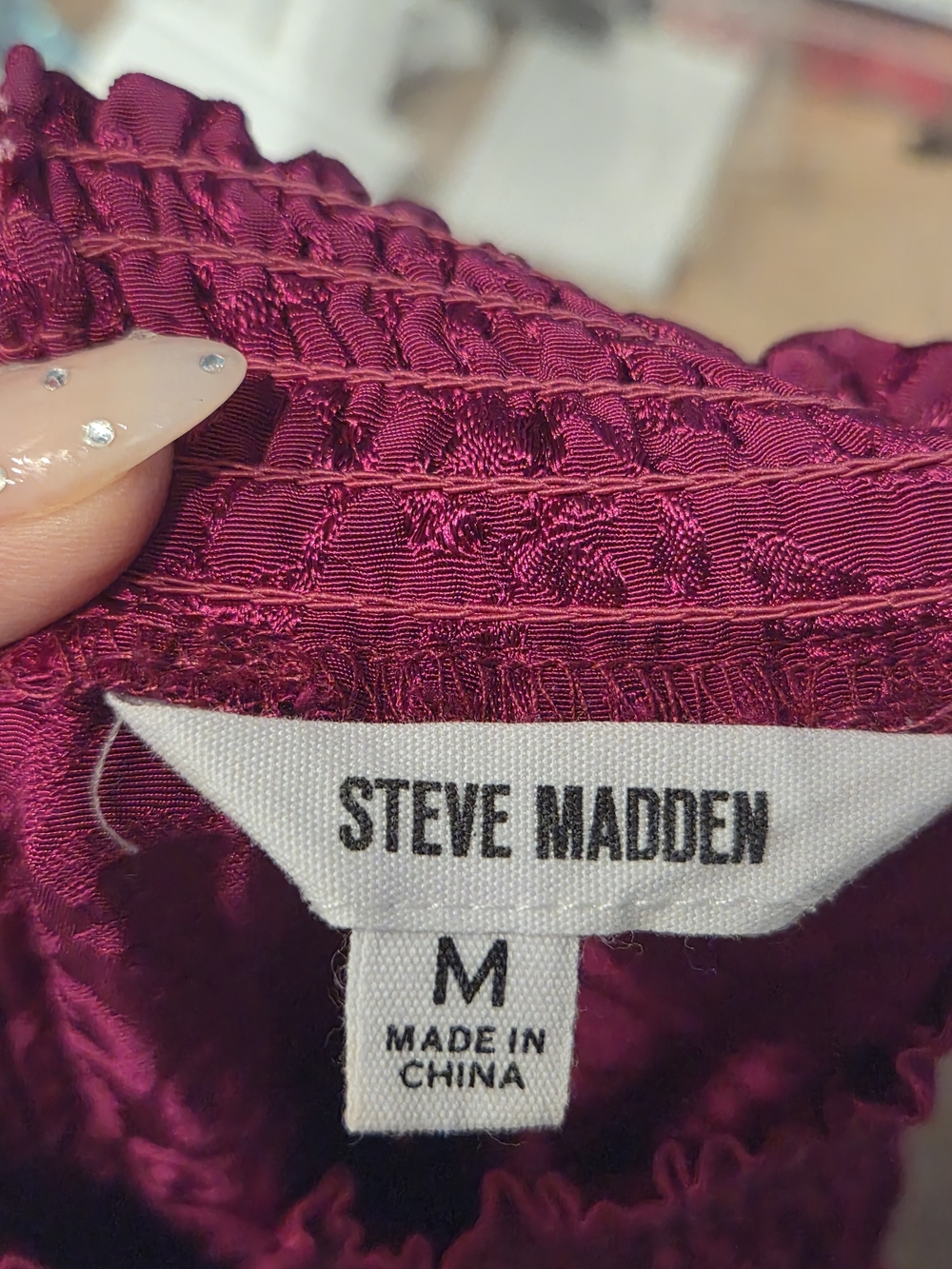 Steve Madden Berry Sleeveless Ruffle-Neck Midi Dress - Picture 4 of 4